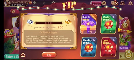 VIP Bonus Program In Club Teen Patti App 