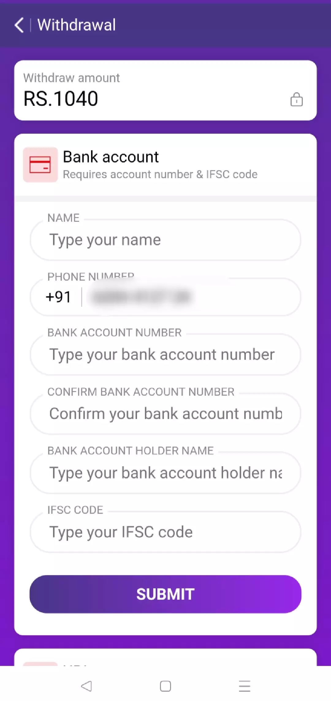 Withdrawal Program In Teen Patti Master Old